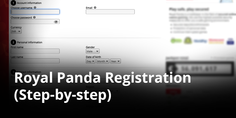 Royal Panda Casino registration